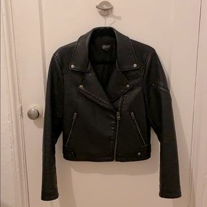 Topshop Faux Leather Jacket